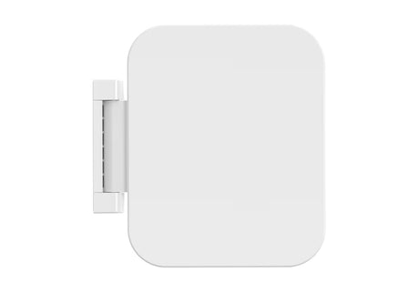 Bijelo sklopive sjedalo za tuš SAT s plastičnom sjedećom površinom pro za udobno sjedenje pod tušem