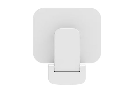 Bijelo sklopive sjedalo za tuš SAT s plastičnom sjedećom površinom pro za udobno sjedenje pod tušem