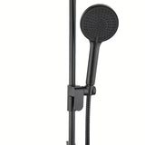 Tuš set SAT u mat crnoj boji s ručnim tušem i tuš šipkom