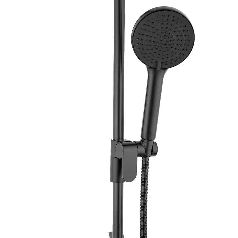 Tuš set SAT u mat crnoj boji s ručnim tušem i tuš šipkom