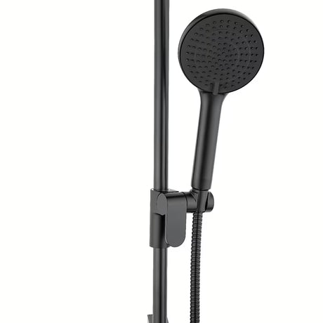 Tuš set SAT u mat crnoj boji s ručnim tušem i tuš šipkom