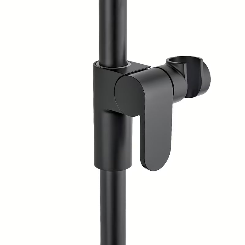 Tuš set SAT u mat crnoj boji s ručnim tušem i tuš šipkom