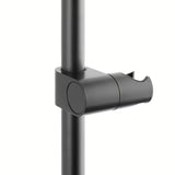 Tuš set SAT u mat crnoj boji s ručnim tušem s 3 funkcije i zidnom tuš šipkom.