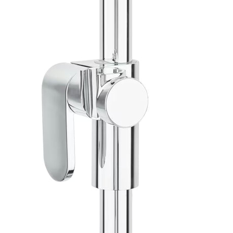 Tuš set SAT u krom izvedbi s ručnim tušem, tuš šipkom i crijevom