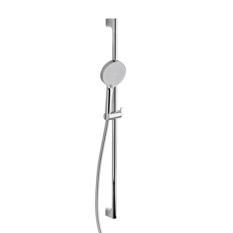Tuš set SAT u krom izvedbi s ručnim tušem s 4 mlaza vode i zidnom tuš šipkom.