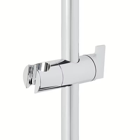 Tuš set SAT u krom izvedbi s ručnim tušem s 4 mlaza vode i zidnom tuš šipkom.