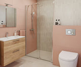 Tuš sustav SAT s termostatskom miješalicom u krom izvedbi