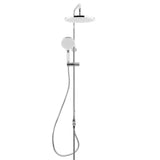 Kromirani tuš sustav SAT Chrome s nadglavnim tušem, ručnim tušem i tuš šipkom s klizačem.