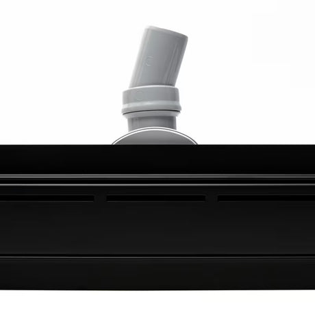 Crni tuš kanalica SAT s rešetkom 70 cm i sifonom na jednoj strani