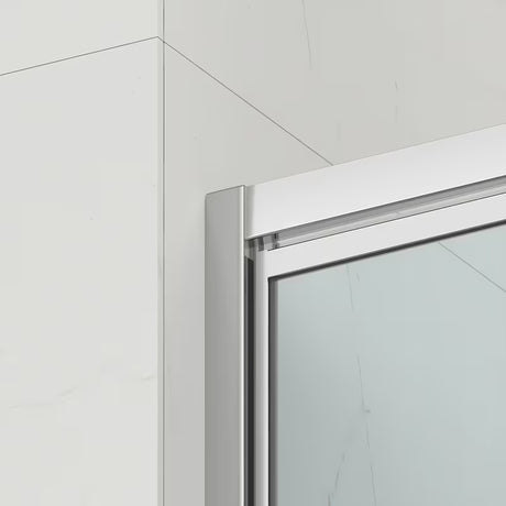 Pravokutna tuš kabina SAT Tex-C 80x100 cm s kliznim vratima, prozirnim staklom i kromiranim okvirom