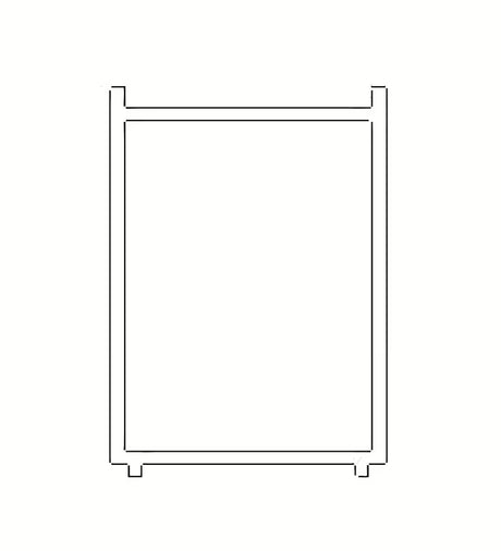 Kompenzacijski profil SAT Tex u izvedbi chrome pro za poravnanje građevinskog otvora kod tuš vrata