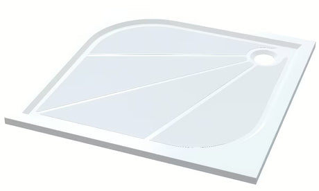 Kvadratna tuš kabina SAT Tex 90x90 cm u sjajnom kromu s prozirnim staklom i dekorom Stripe