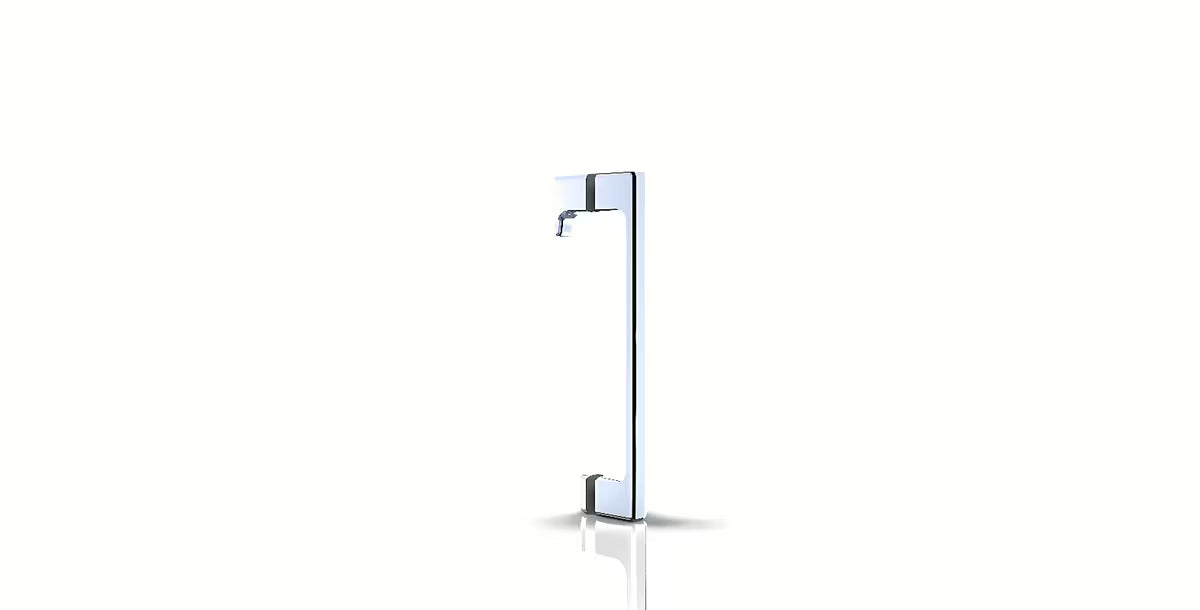 Kromirani inox ručka SAT Tex pro tuš kabine s razmakom za vijke 19,2 cm
