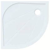 Polukružna tuš kabina SAT Tex 80x80 cm u sjajnom kromu s prozirnim staklom i kliznim otvaranjem.