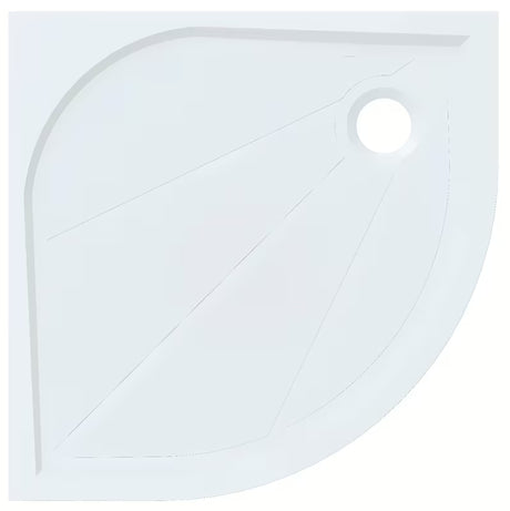 Polukružna tuš kabina SAT Tex 90x90 cm s prozirnim staklom Stripe i profilima u sjajnom kromu