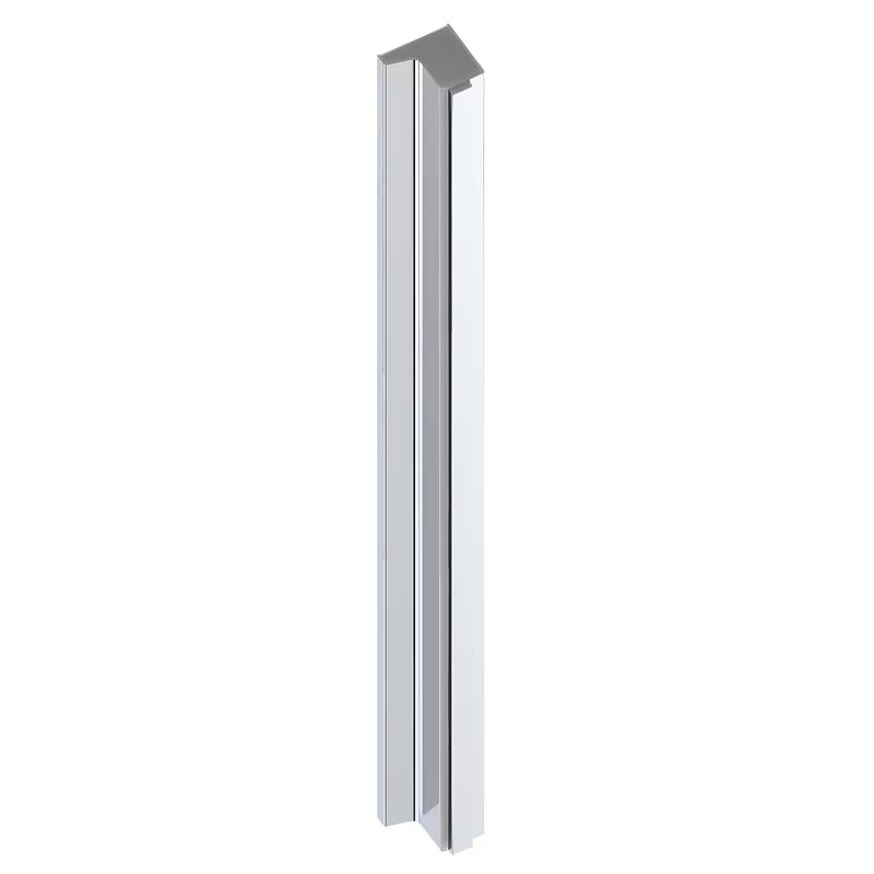 Tuš vrata za nišu SAT TGD New 120 cm u sjajnom kromu s prozirnim staklom i Easyclean obradom.