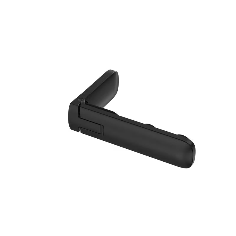 Zaokretna tuš vrata SAT Tgd New 80 cm u mat crnoj boji s prozirnim staklom i Easyclean obradom.