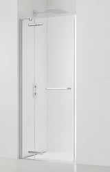 Tuš vrata za nišu SAT TGD New 120 cm u sjajnom kromu s prozirnim staklom i Easyclean obradom.