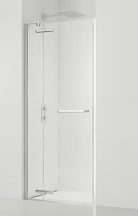 Tuš vrata za nišu SAT TGD New 120 cm u sjajnom kromu s prozirnim staklom i Easyclean obradom.
