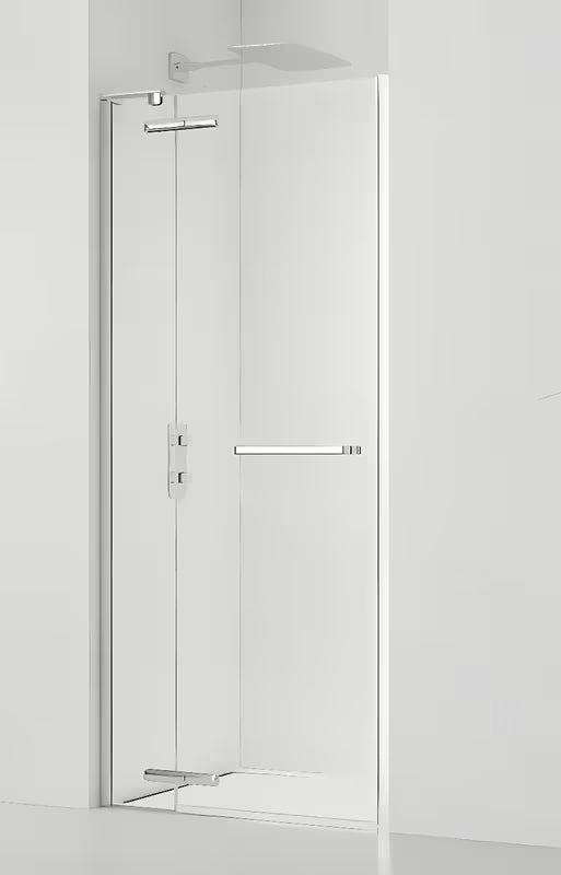 Tuš vrata za nišu SAT Tgd New 90 cm u sjajnom kromu s prozirnim staklom
