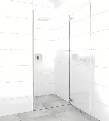 Tuš vrata za nišu SAT Tgd New 80 cm u sjajnom kromu s prozirnim staklom