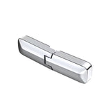 Polukružna tuš kabina SAT Tgd New 100x100 cm u krom izvedbi s prozirnim staklom i vratima na šarke