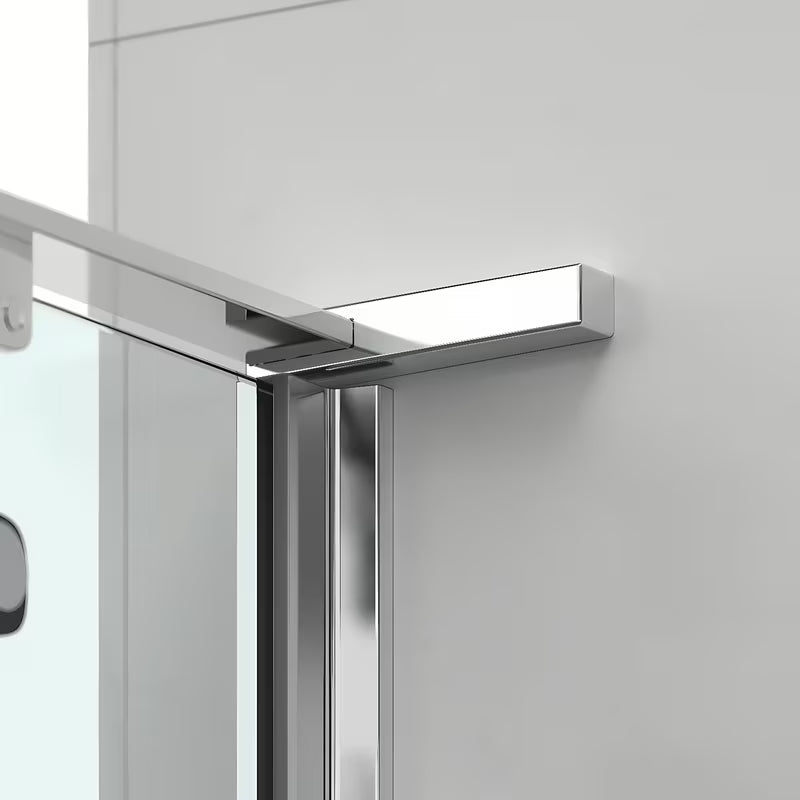 Pravokutna tuš kabina SAT TGD New 100x90 cm u sjajnom kromu s prozirnim staklom