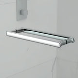 pravokutna tuš kabina SAT Tgd New bez okvira 120x90 cm u sjajnom kromu s prozirnim staklom