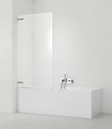 Paravan za Kadu SAT Tgd New 150x80 cm s prozirnim staklom i profilom u sjajnom kromu