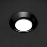 Okrugli umivaonik na ploču SAT Mood u mat crnoj boji, bez otvora za miješalicu i bez preljeva.