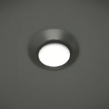 Okrugli umivaonik na ploču SAT Mood u tamnosivoj mat obradi, dimenzija 36x36x12 cm.