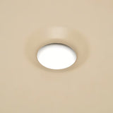 Okrugli umivaonik na ploču SAT Mood u mat bež boji bez otvora za miješalicu i bez preljeva.