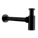 Sifon za Umivaonik SAT u crnoj mat boji s promjerom 32 mm pro modernu kupaonicu