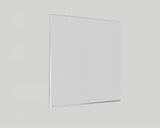 Fiksna paravan za kadu SAT Chrome 150x80 cm s kromiranim profilom i staklom s EasyClean obradom.