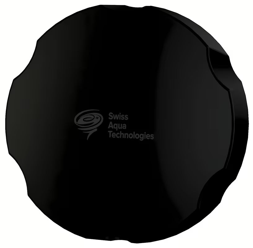 Upravljač i čep odvodno-preljevne garniture SAT u crnoj mat boji