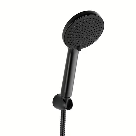 Set za Kadu SAT u mat crnoj boji s ručnim tušem s 3 funkcije, crijevom 150 cm i fiksnim držačem.