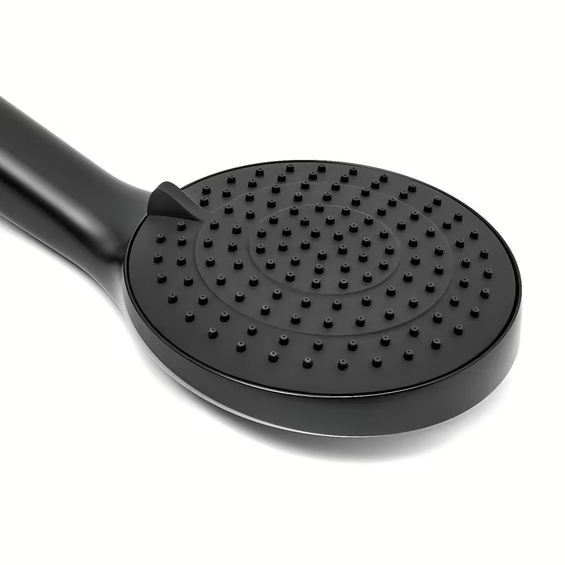 Set za Kadu SAT u mat crnoj boji s ručnim tušem s 3 funkcije, crijevom 150 cm i fiksnim držačem.