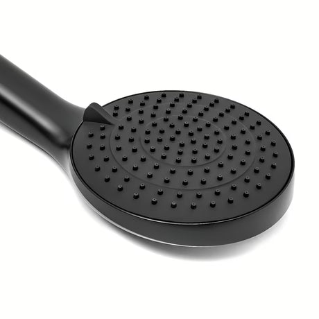 Set za Kadu SAT u mat crnoj boji s ručnim tušem s 3 funkcije, crijevom 150 cm i fiksnim držačem.