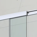 Paravan za Kadu SAT Vision 140x120 cm s kromiranim profilom i prozirnim staklom pro tuširanje u kadi.