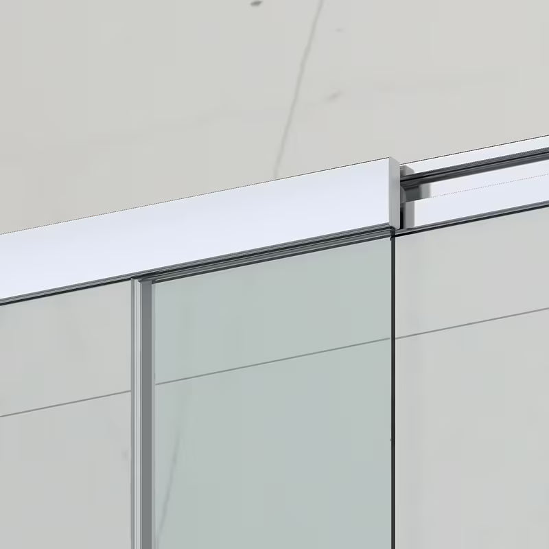 Paravan za Kadu SAT Vision 140x120 cm s kromiranim profilom i prozirnim staklom pro tuširanje u kadi.