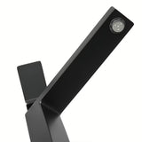 Visoka miješalica za Umivaonik SAT Vision u mat crnoj boji s modernim četvrtastim dizajnom