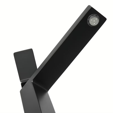 Visoka miješalica za Umivaonik SAT Vision u mat crnoj boji s modernim četvrtastim dizajnom