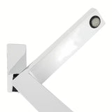 Visoka miješalica za Umivaonik SAT Vision u sjajnom kromu bez odvoda s modernim četvrtastim dizajnom