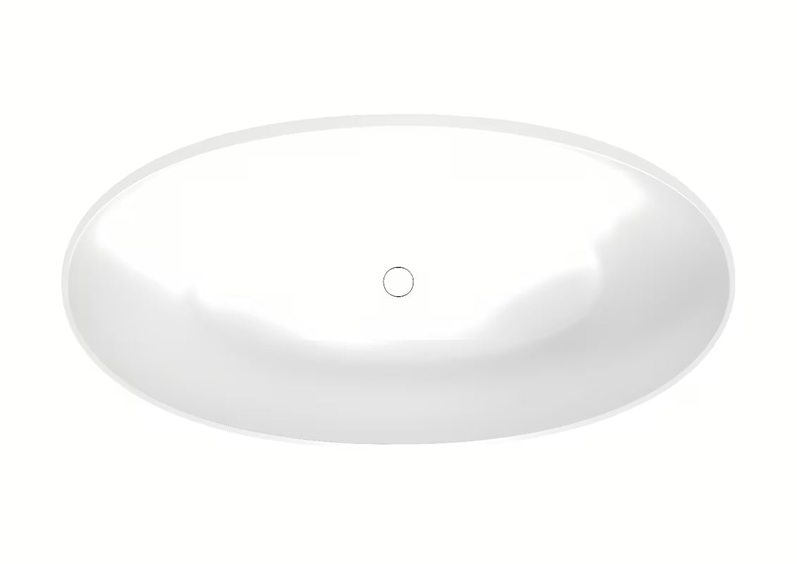 Samostojeća kada  SAT od lijevanog mramora 167x83 cm u lijevoj i desnoj izvedbi