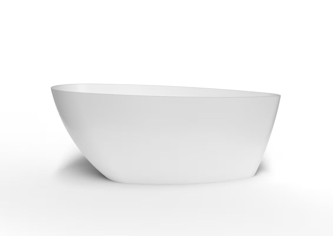 Samostojeća kada  SAT od lijevanog mramora bez preljeva, prikladna za zid i za samostojeću ugradnju