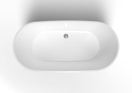 Samostojeća kada  SAT od lijevanog mramora dimenzija 162x78,6 cm