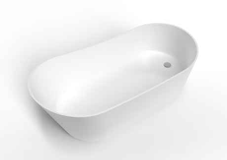 Samostojeća kada  SAT Miranda od lijevanog mramora 180x83,2 cm bez preljeva