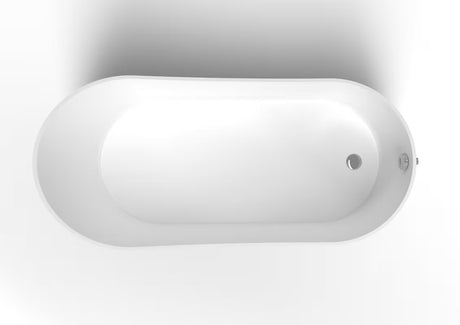 Samostojeća kada  SAT Miranda od lijevanog mramora 180x83,2 cm, prikladna za zid i za samostojeću ugradnju