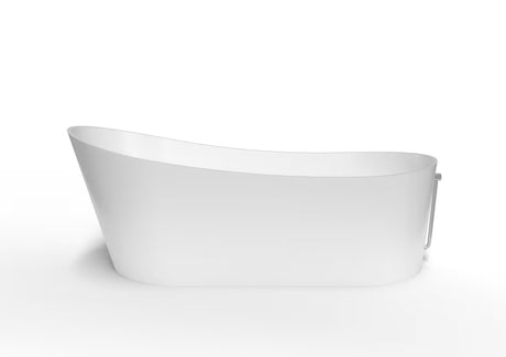 Samostojeća kada  SAT Miranda od lijevanog mramora 180x83,2 cm, prikladna za zid i za samostojeću ugradnju