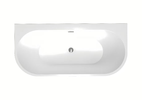 Samostojeći  akrilna kada SAT Oli 160x75 cm s lijevom i desnom orijentacijom u sjajnoj bijeloj izvedbi.